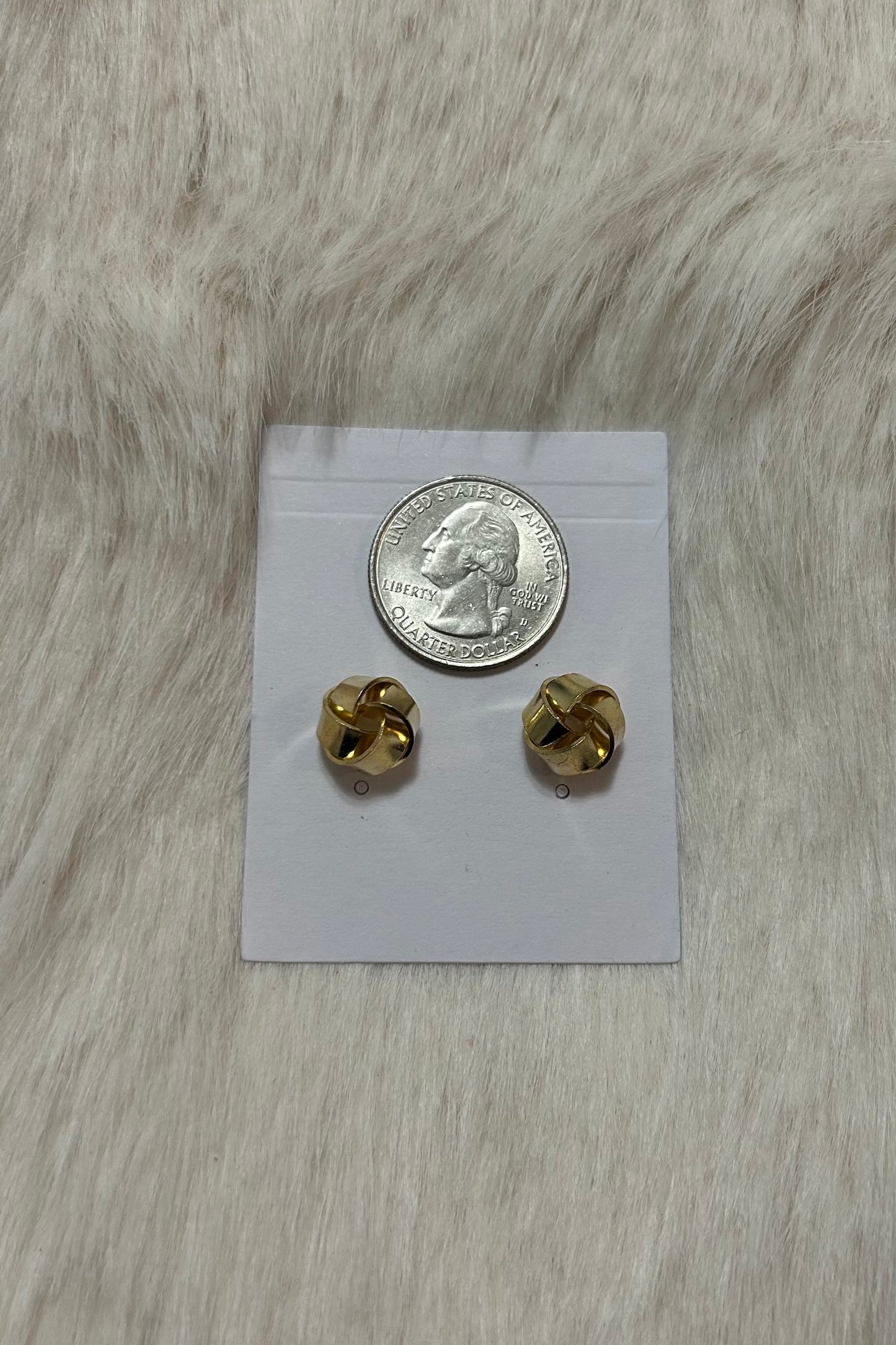 Gold Knot Studs