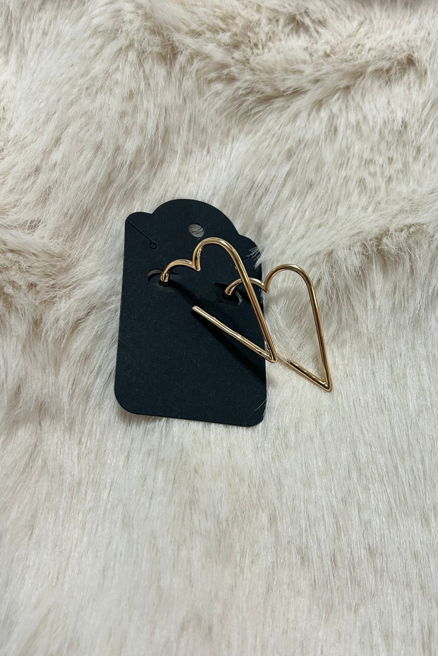 Open Heart Earrings