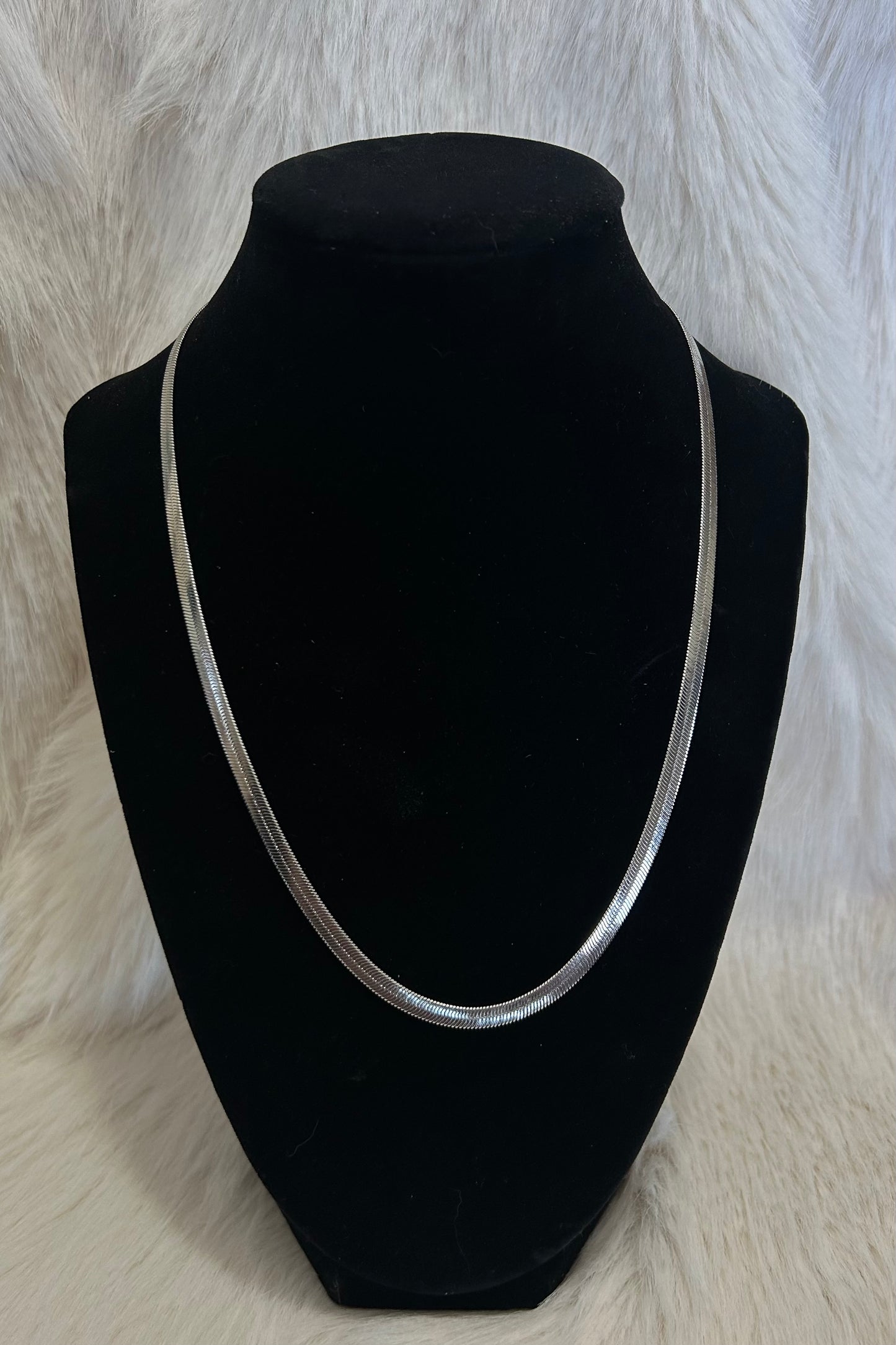 Silver Snake Chain Necklace