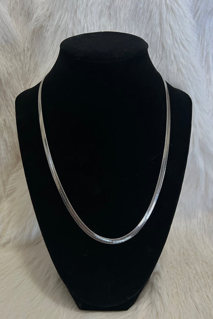 Silver Snake Chain Necklace