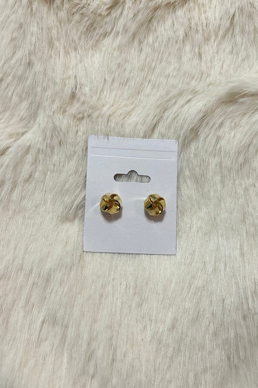 Gold Knot Studs