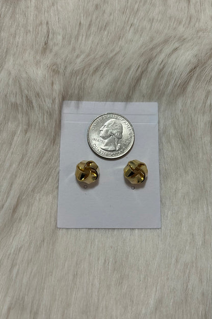 Gold Knot Studs