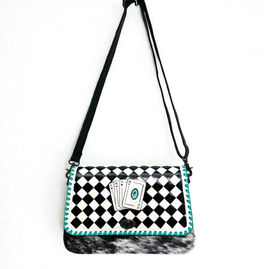 Checker Cards Crossbody