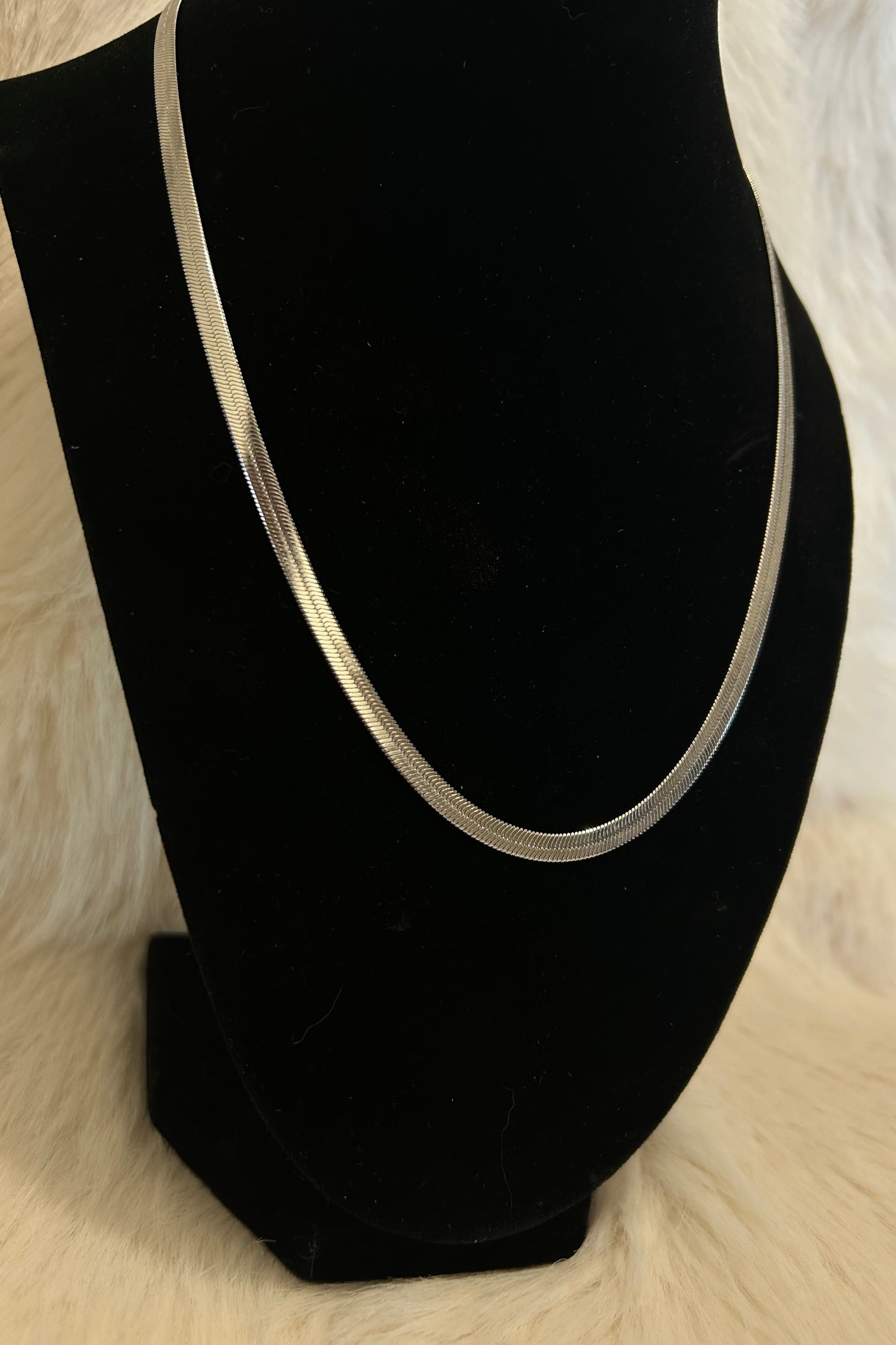 Silver Snake Chain Necklace