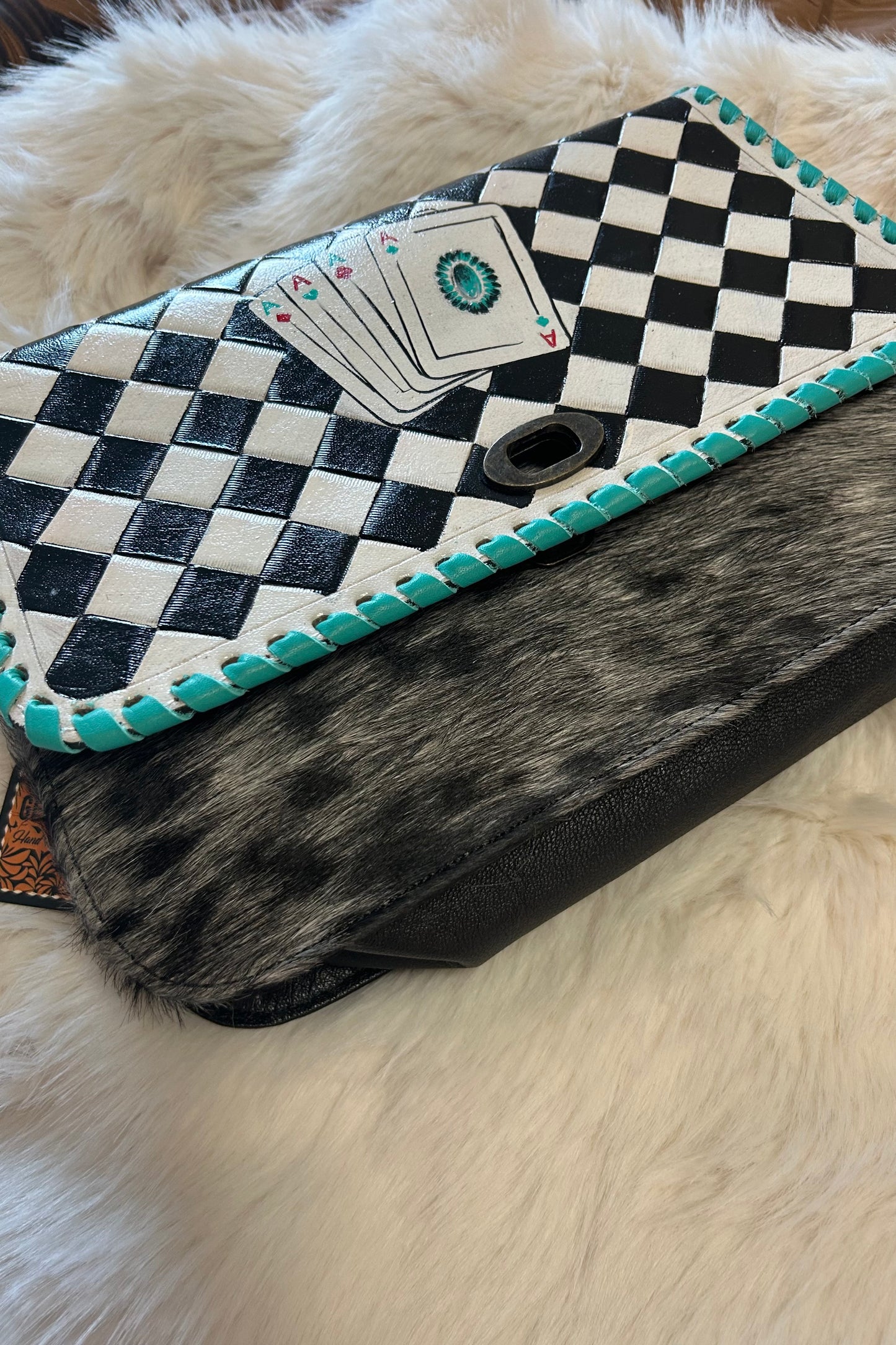 Checker Cards Crossbody
