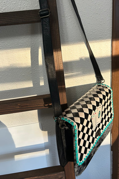 Checker Cards Crossbody
