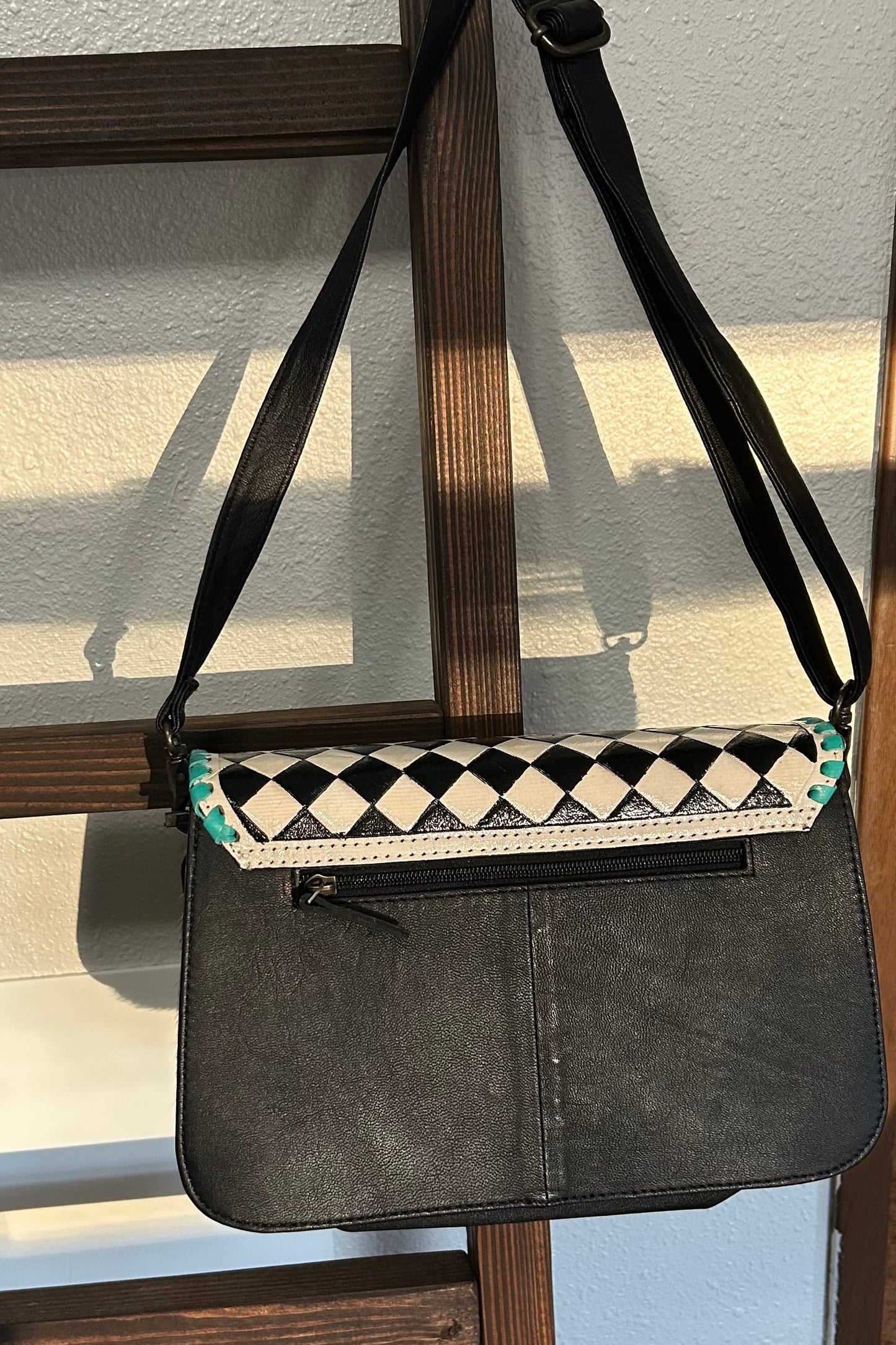 Checker Cards Crossbody